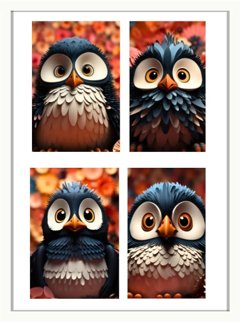 Waterslide Nail Decals | 3D OWL