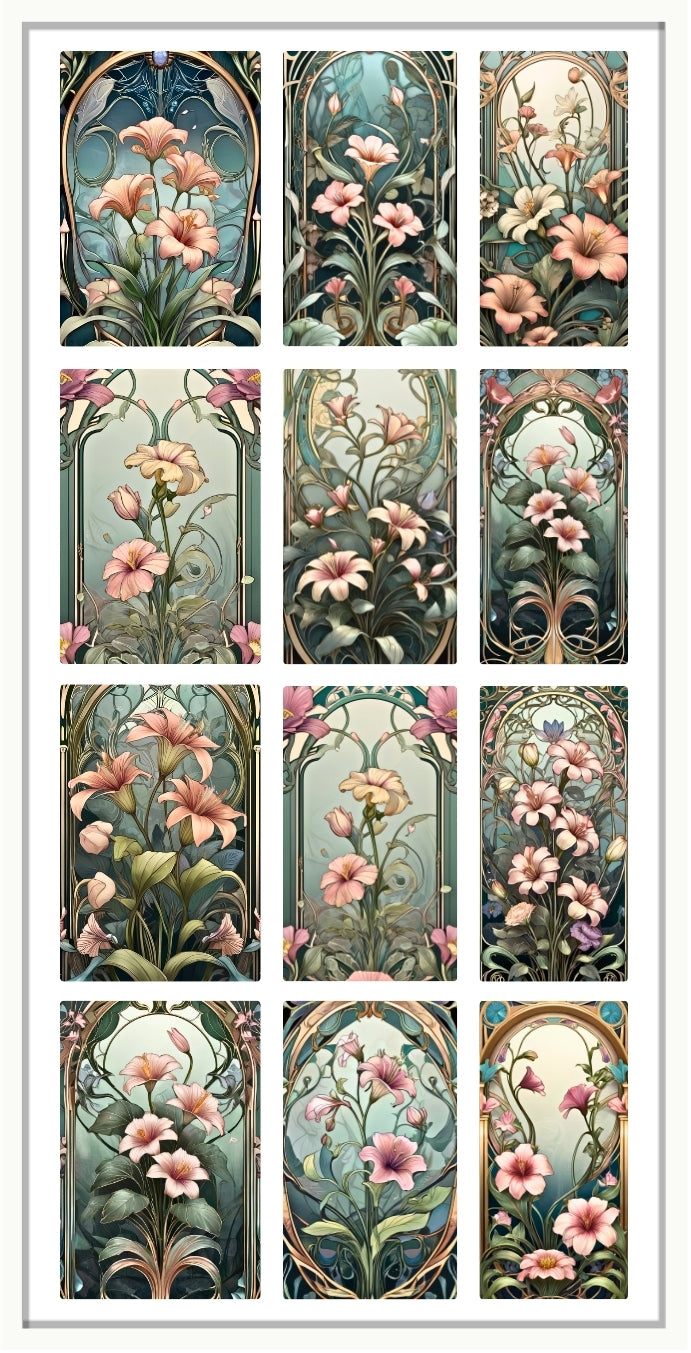 Waterslide Nail Decal | ART NOUVEAU