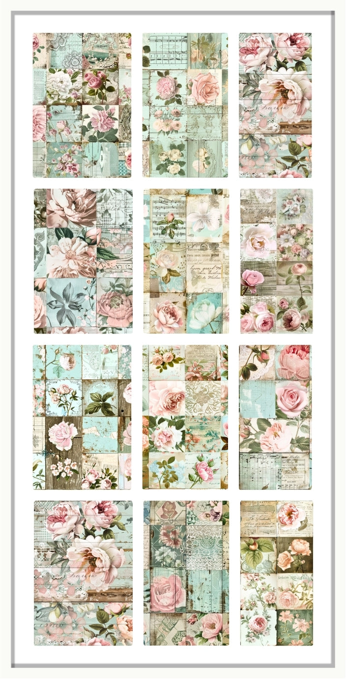 Waterslide Nail Decals | COTTAGECORE Floral