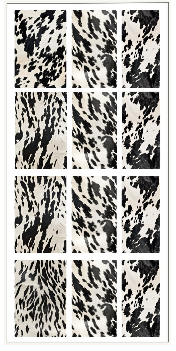 B&amp;W COWHIDE