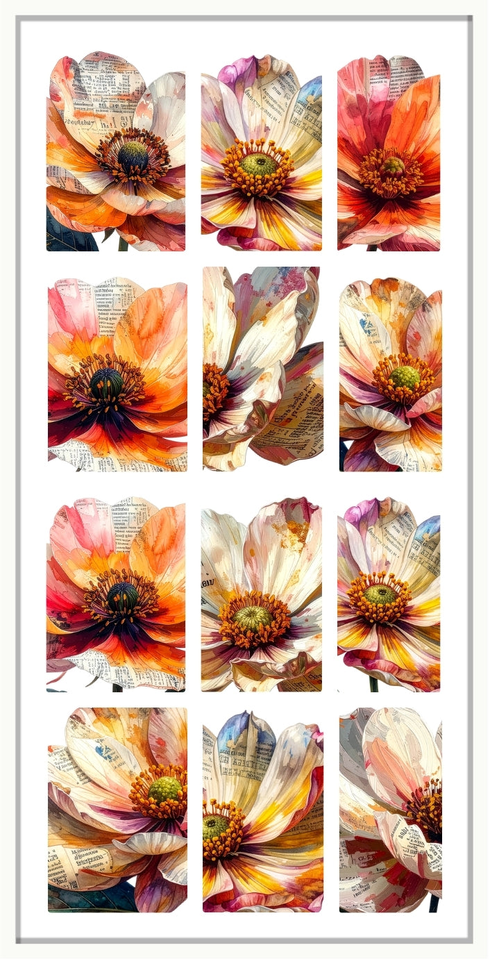 Waterslide Nail Decal | FLORAL NOTES
