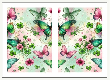 Waterslide Nail Decals | FLUTTERS OF LUCK