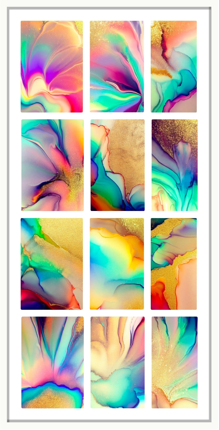 Waterslide Nail Decal | HOLO EXPLOSION
