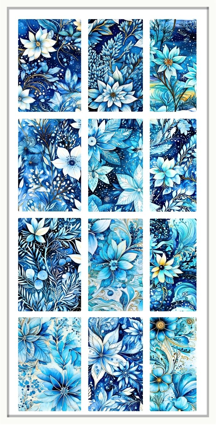 Waterslide Nail Decal | ICED FLORALS