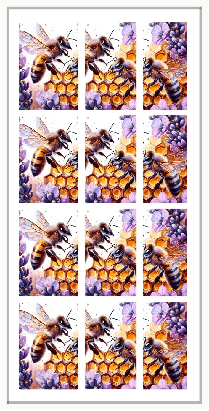 Waterslide Nail Decals | LAVENDER &amp; HONEY
