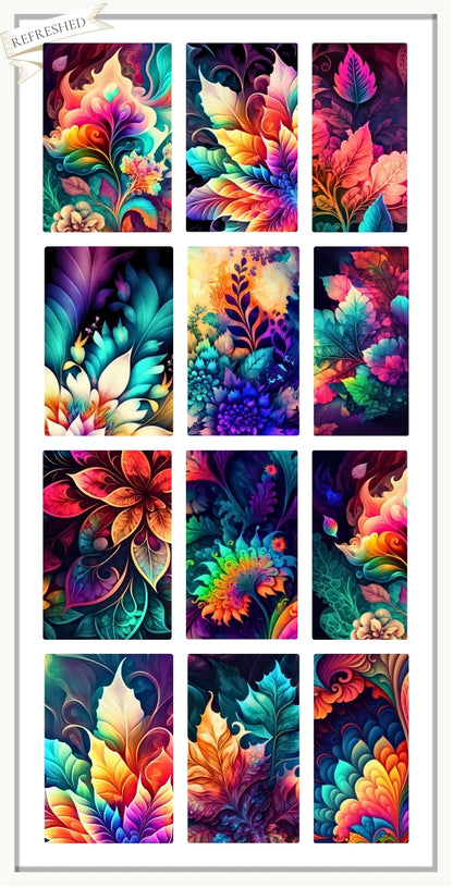 Neon Leaves