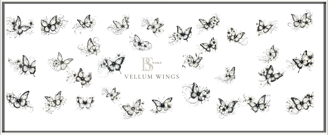 Waterslide Nail Decal | VELLUM WINGS