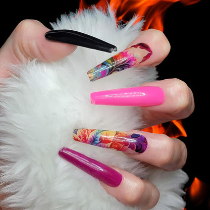 Neon Leaves