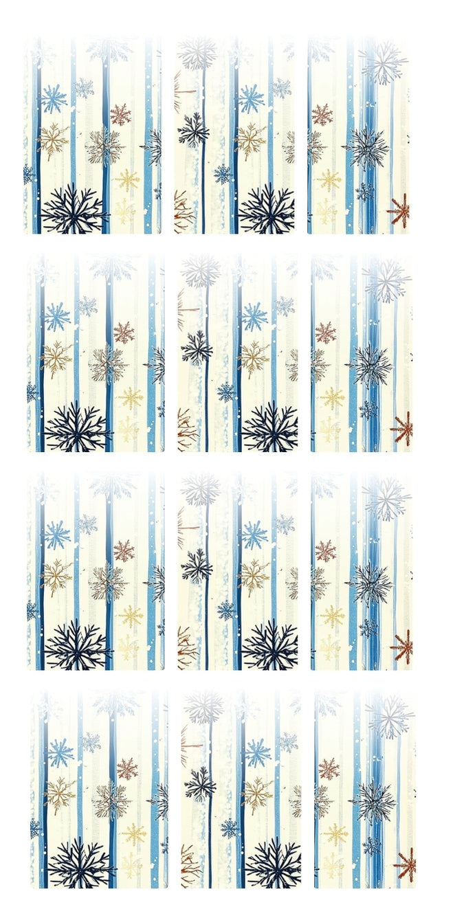 ombré snowflake