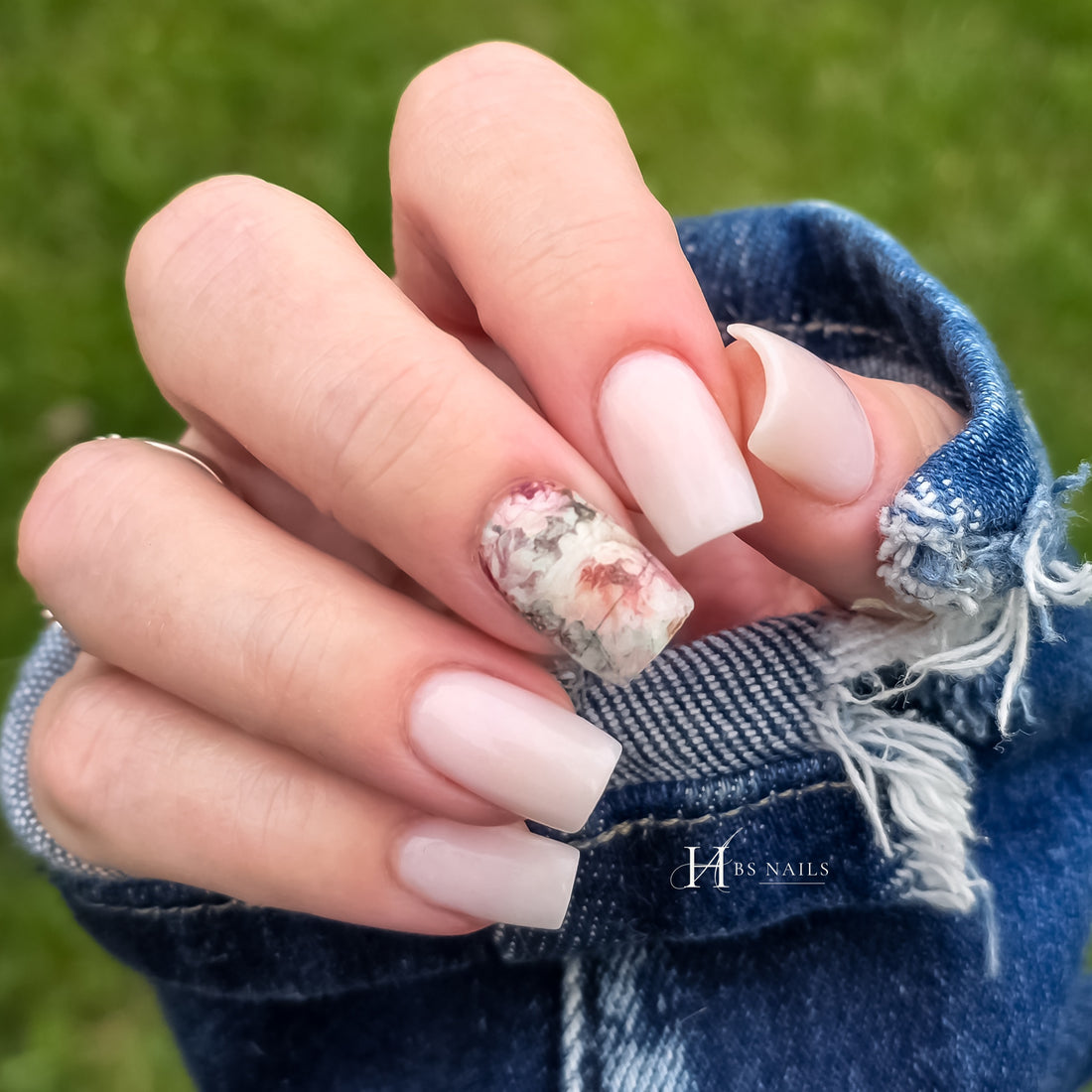 Waterslide Nail Decals | COTTAGECORE Floral