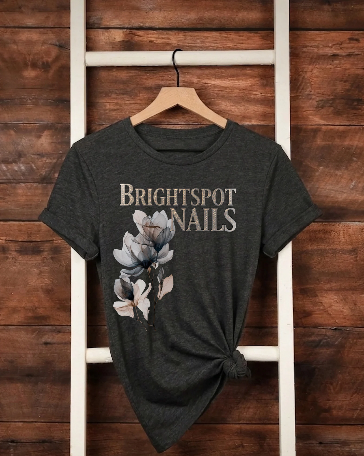 BRIGHTSPOT NAILS FLORAL| Unisex Crew Neck