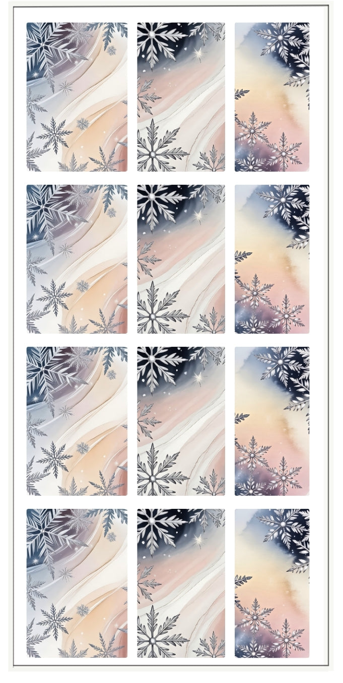 SUNSET SNOWFLAKE